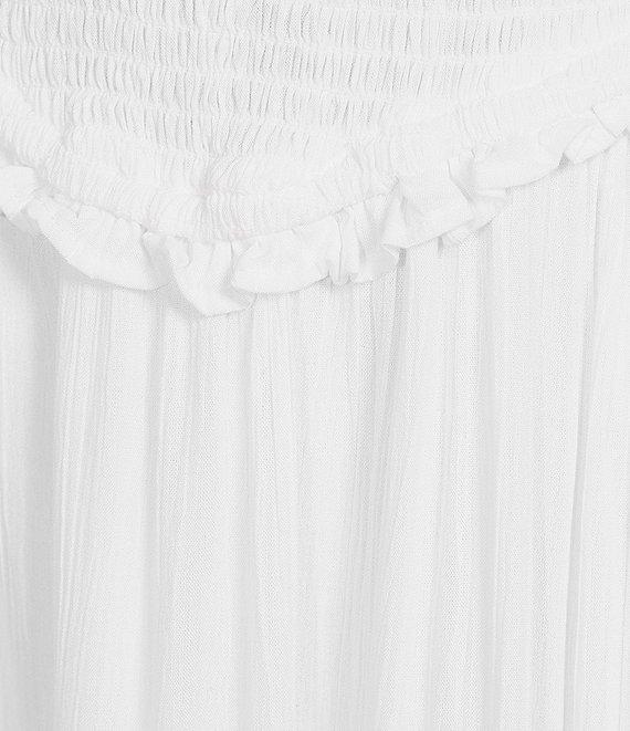 Angie Smocked Bodice Tiered Midi Dress Product Image