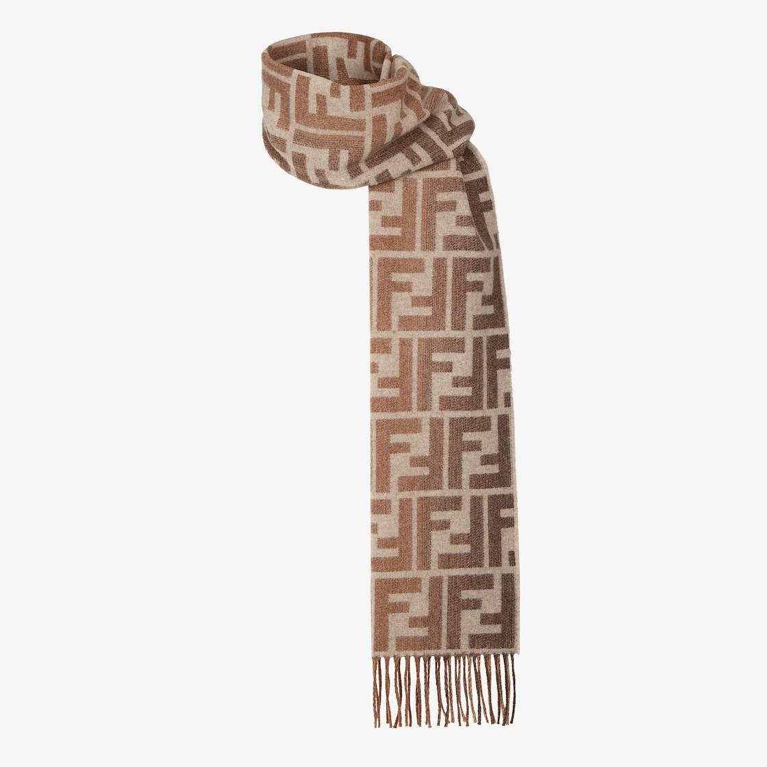 ScarfBeige FF wool scarf Product Image