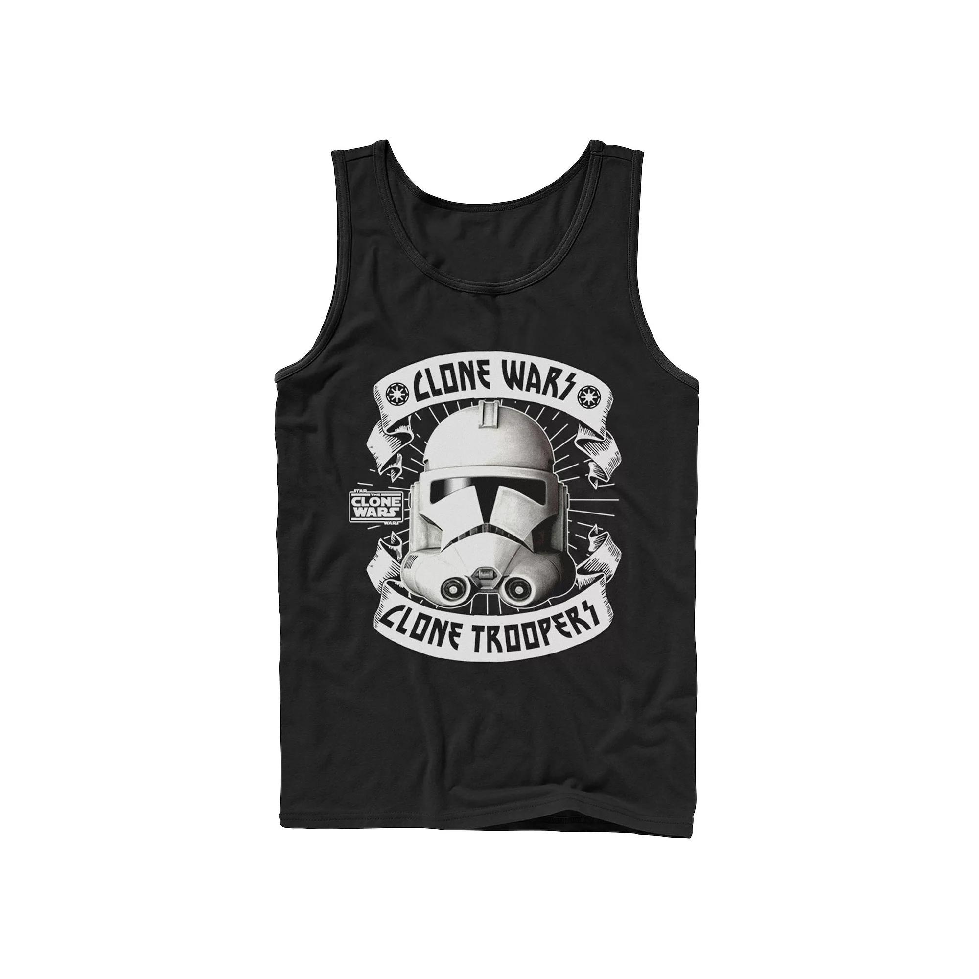 Men's Star Wars: Clone Wars Stormtrooper Portrait Tank Top,  Product Image