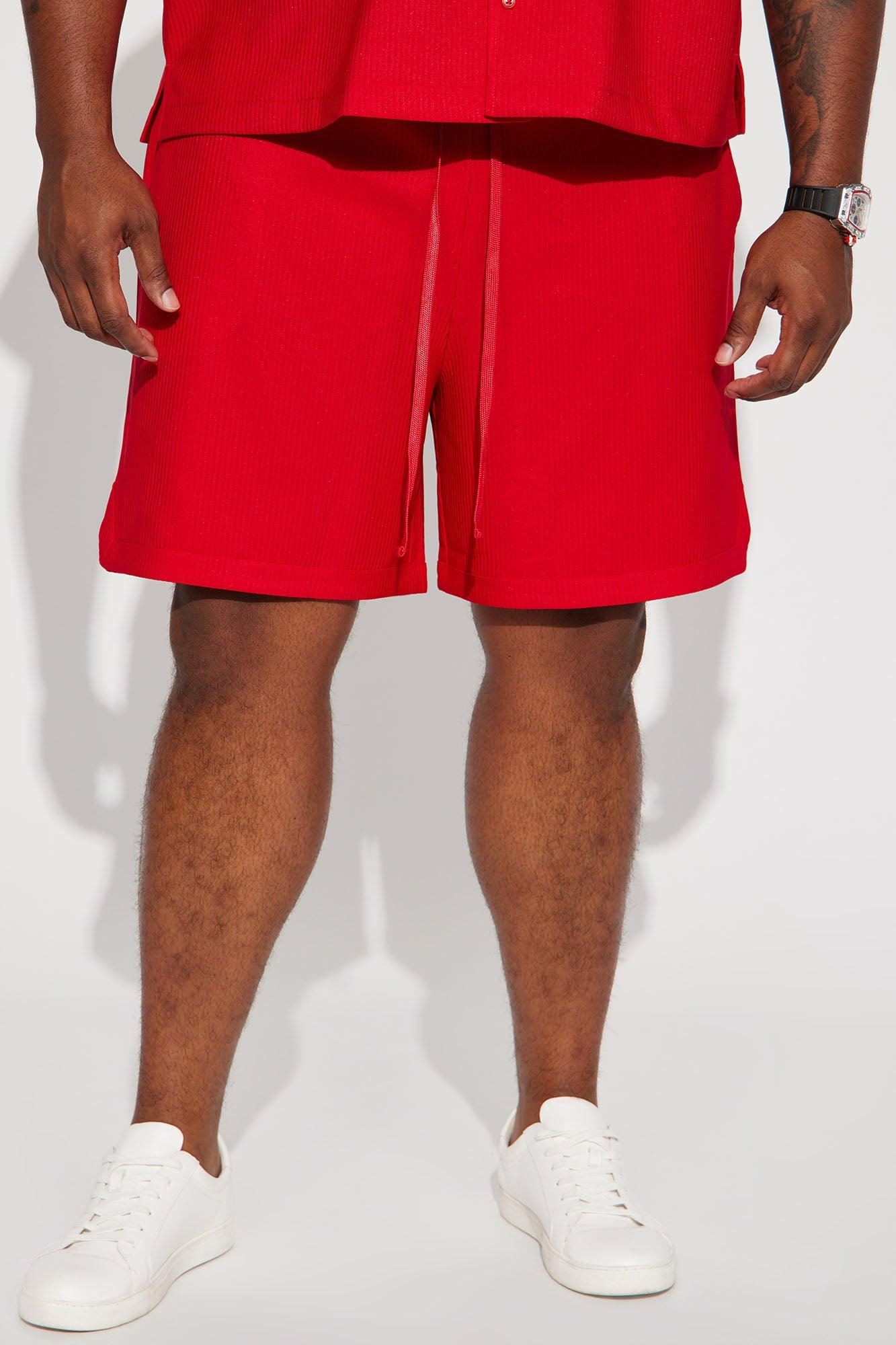 Show Up Basketball Short - Red Product Image
