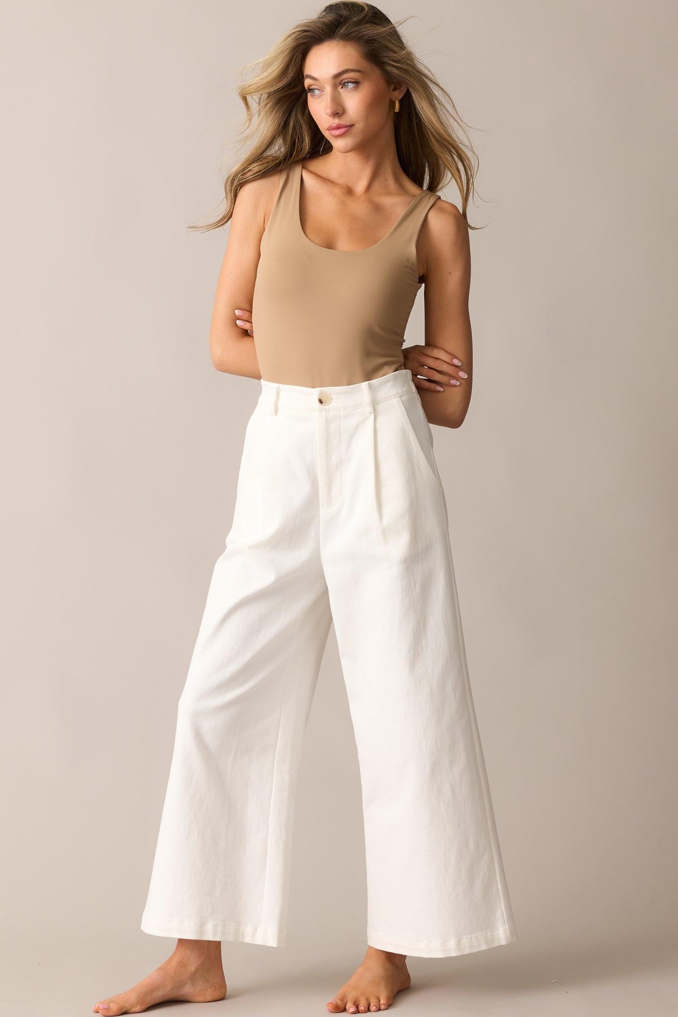 The Only One Tan Bodysuit Product Image