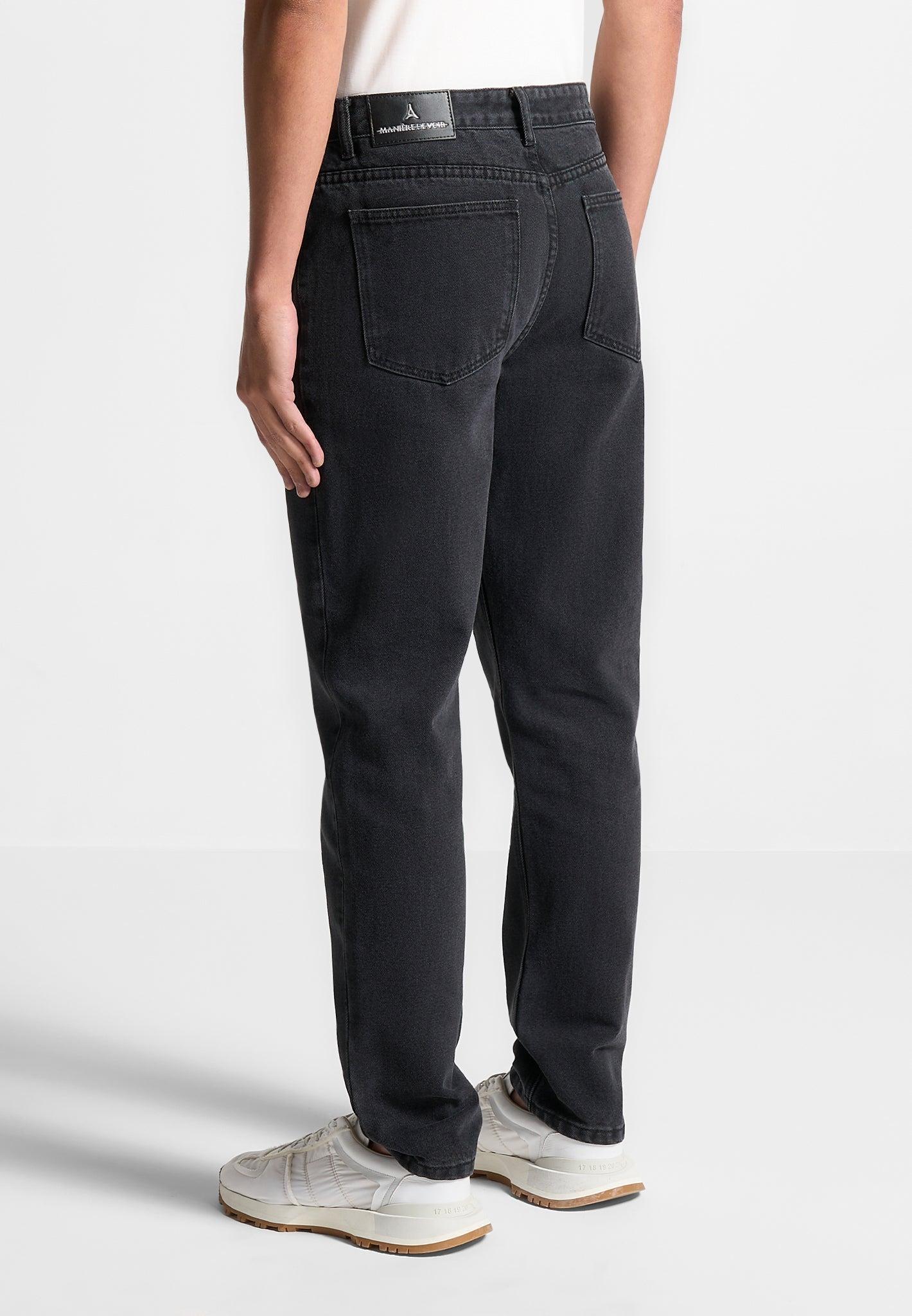 Regular Fit Jeans - Black Male Product Image