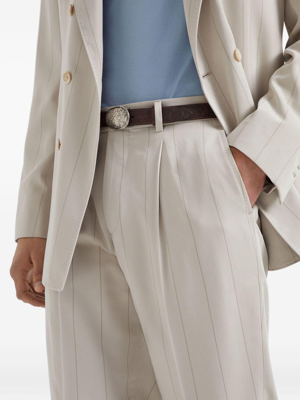 pinstripe tailored trousers Product Image