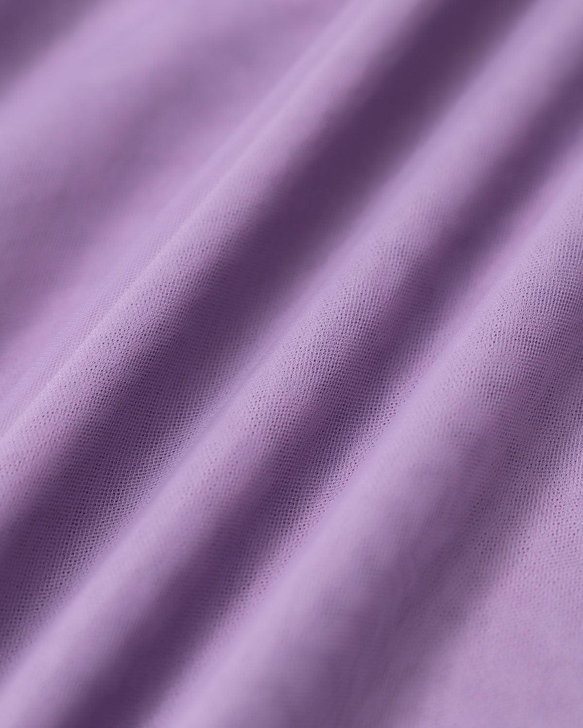 Purple Mesh Wrap Slip Maxi Dress Product Image