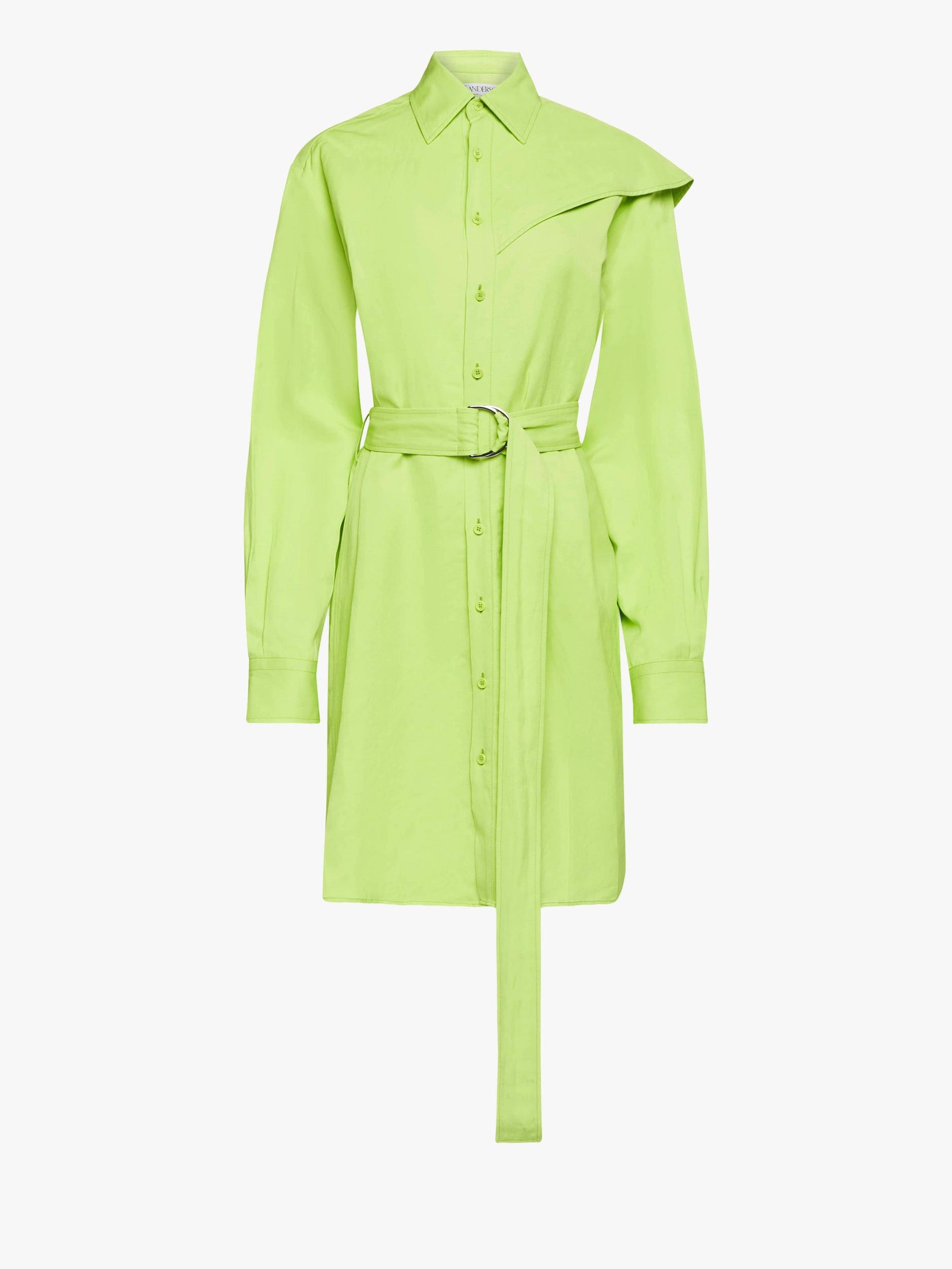 CAPE SHOULDER SHIRT DRESS Product Image