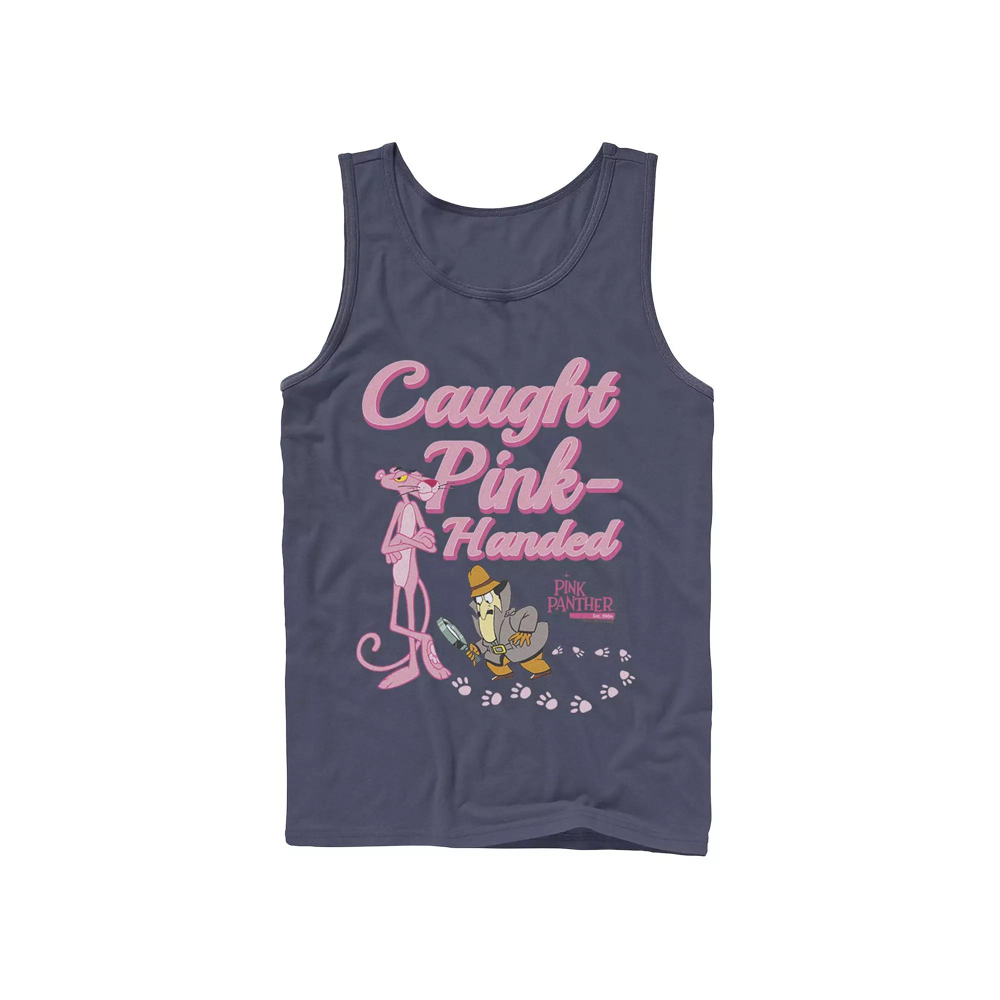 Men's Pink Panther Caught Pink-Handed Tank Top,  Product Image