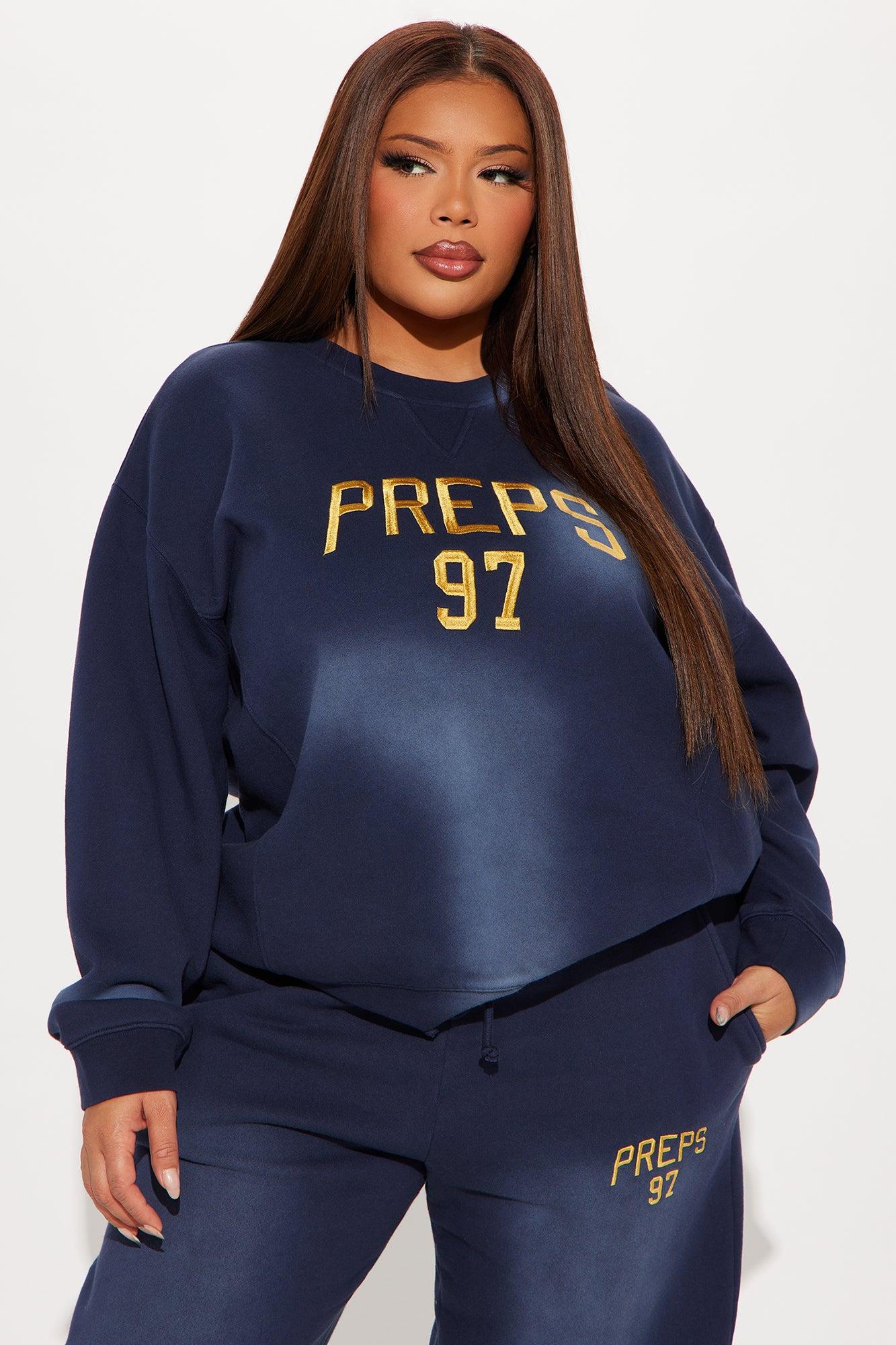 97 Fleece Pant Set - Navy Product Image