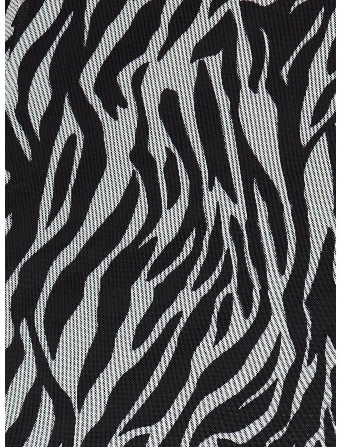 Zebra Print Slip Maxi Dress Product Image