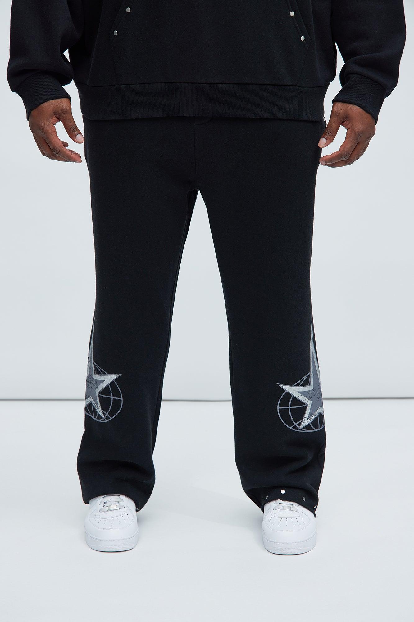 Tyson Lowkey Straight Sweatpants - Black Product Image