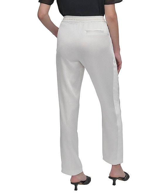 DKNY by Donna Karan Pull-On Side Stitch Track Pants Product Image