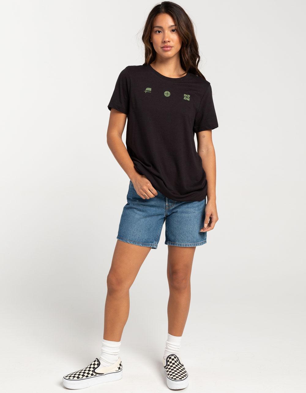 FOX Sensory Womens Boyfriend Tee - BLACK Product Image