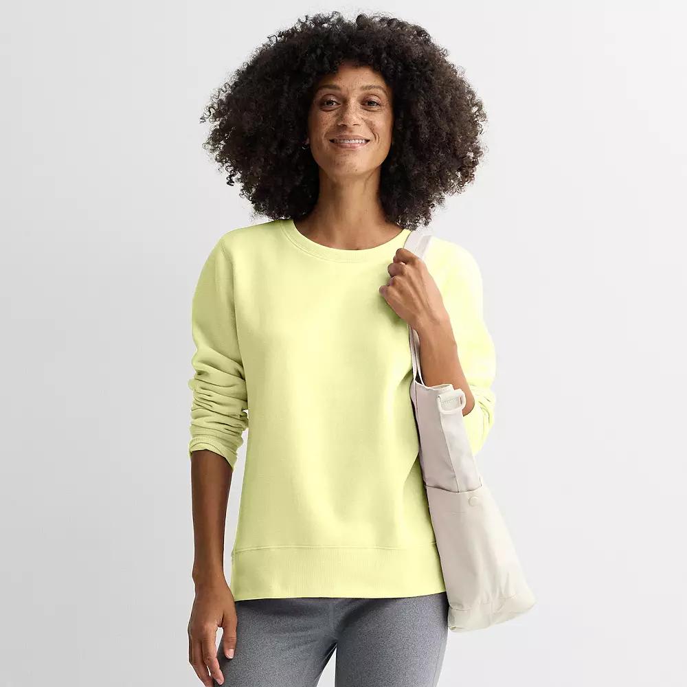 Women's Tek Gear® Ultrasoft Fleece Crewneck Sweatshirt,  Product Image