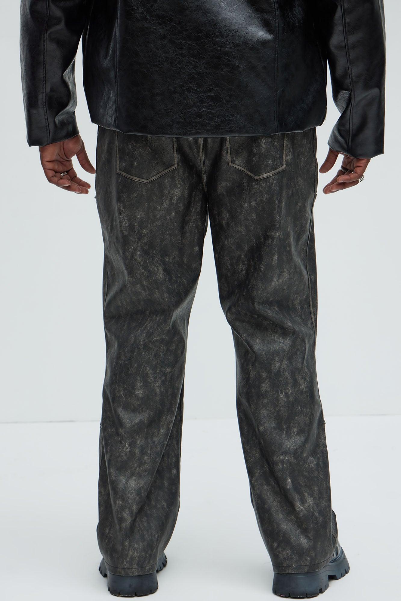 Marley Wash Carpenter Straight Pants - Black/combo Product Image