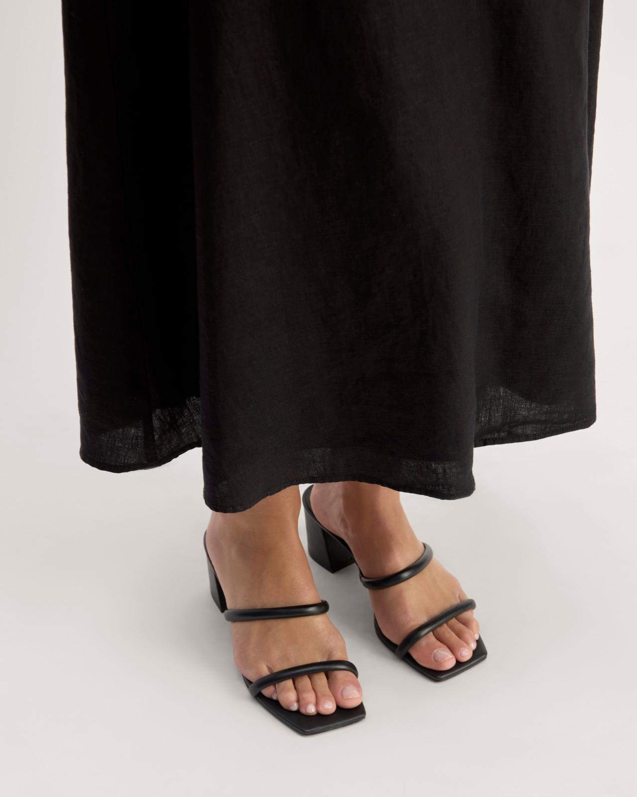 The Linen Halter-Neck Dress Product Image