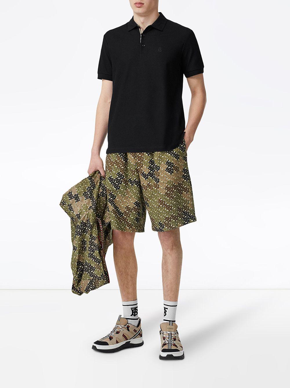 Monogram Motif Cotton Piqué Polo Shirt Product Image