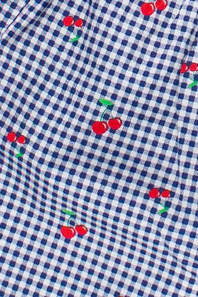 Printed Gingham Boxer Shorts Product Image