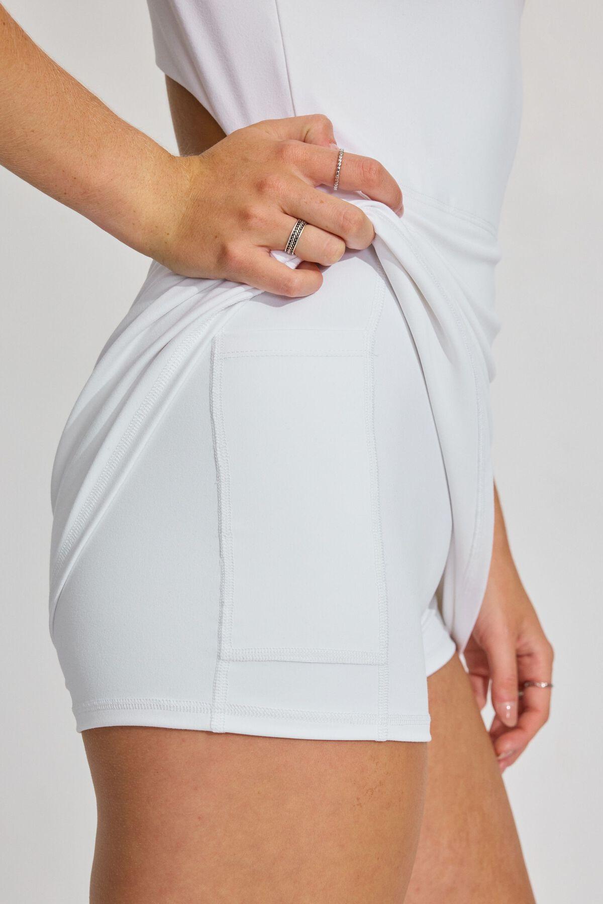 Square Neck Active Skort Mini Dress Product Image