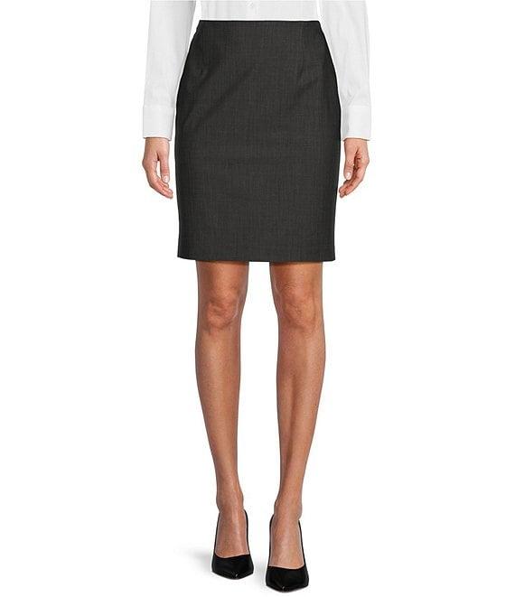 Antonio Melani Bitsy Wool Blend Pencil Skirt Product Image