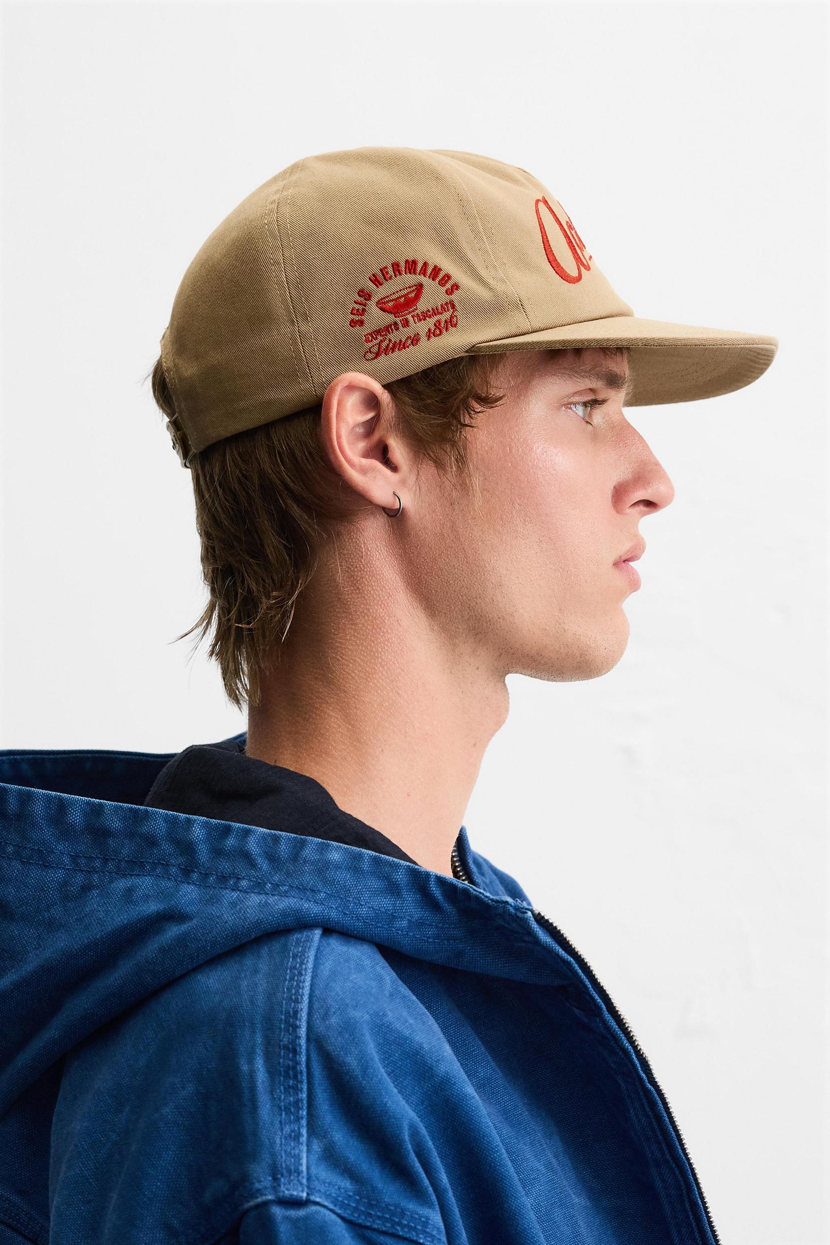 FLAT BILL EMBROIDERED CAP Product Image