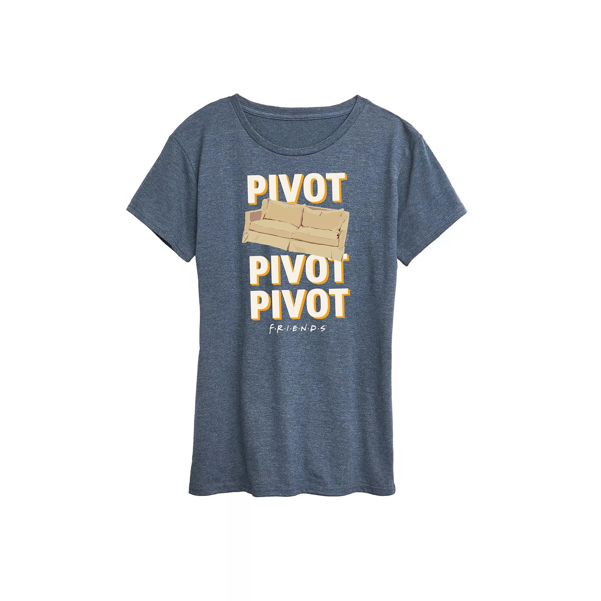 Women's Friends Pivot Couch Graphic Tee, Girl's,  Product Image