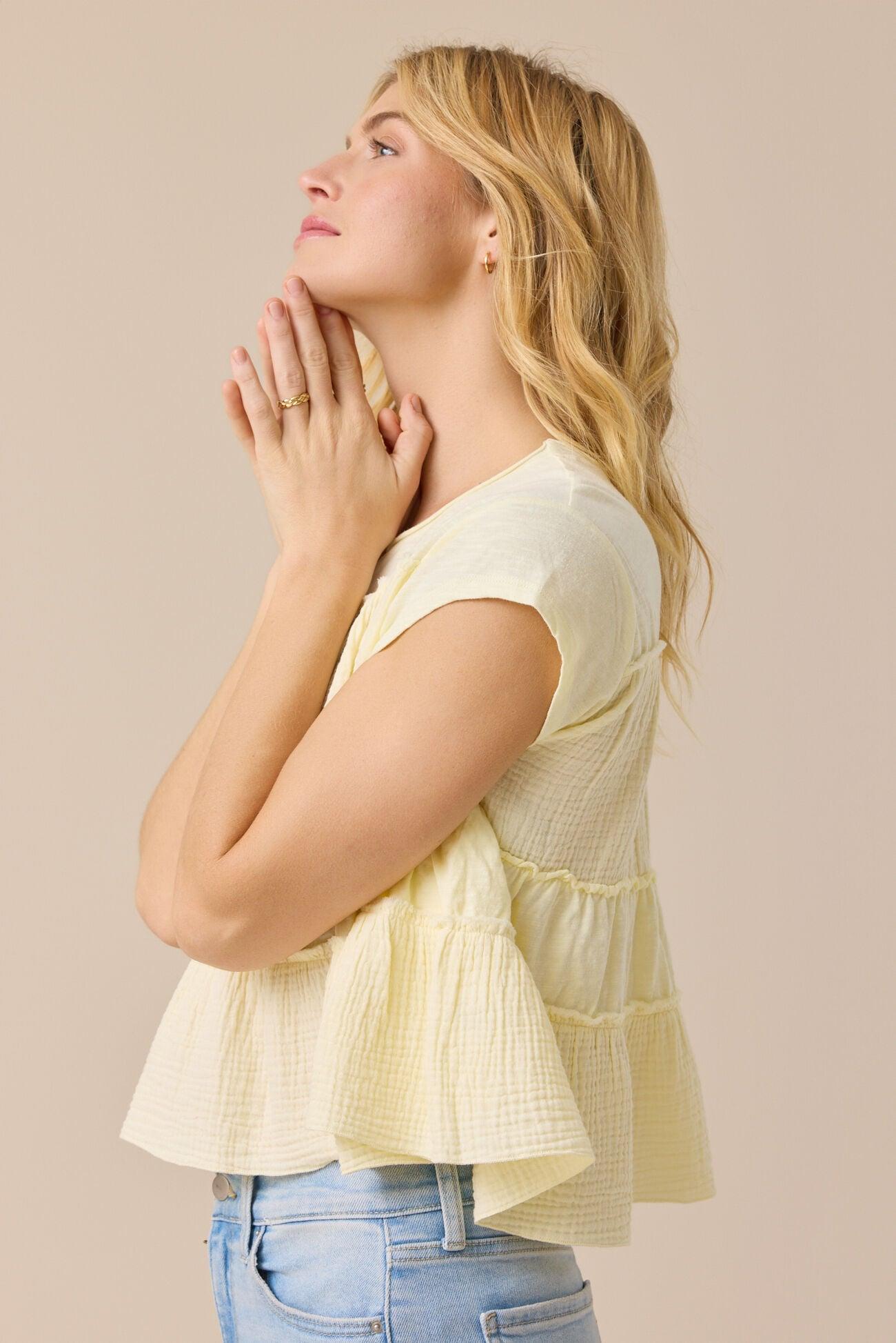 Nicole Ruffle Top Product Image