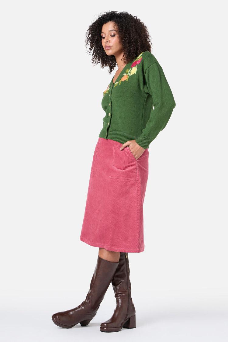 Fruit Embroidered Cardigan Product Image