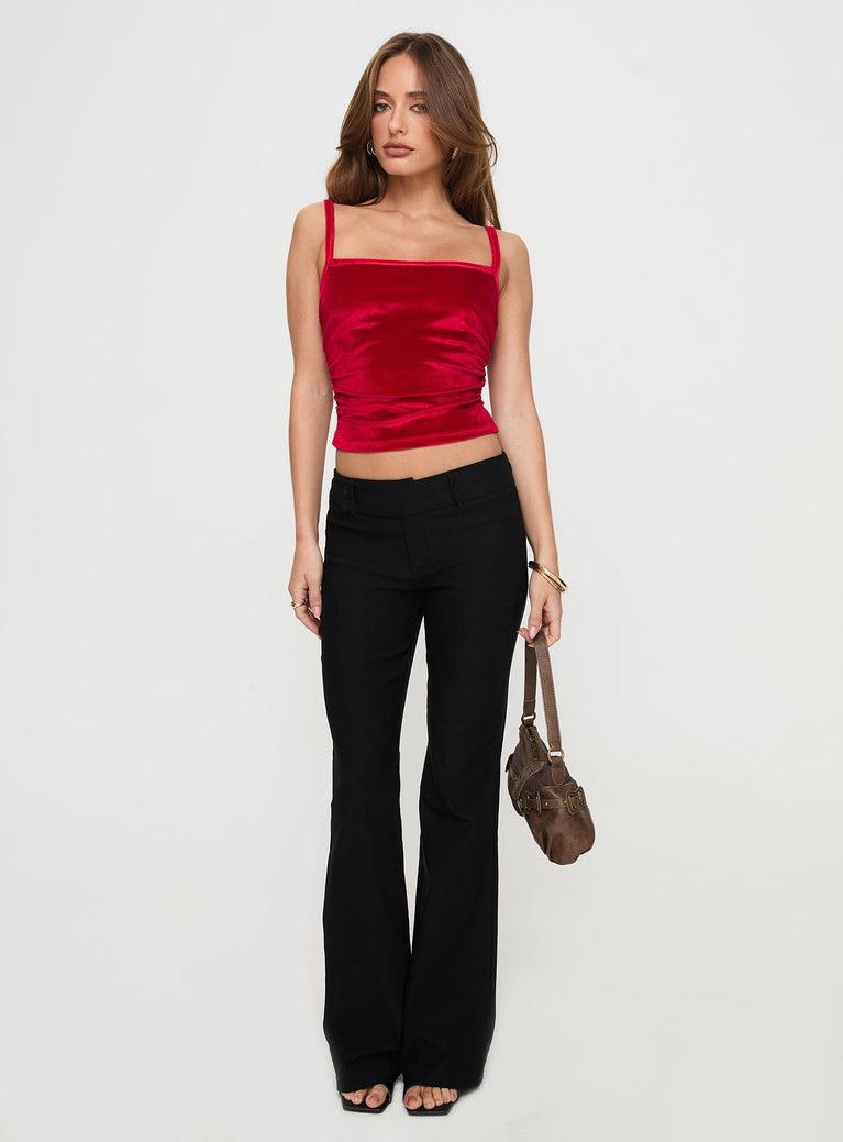 Say It Loud Top Red Product Image