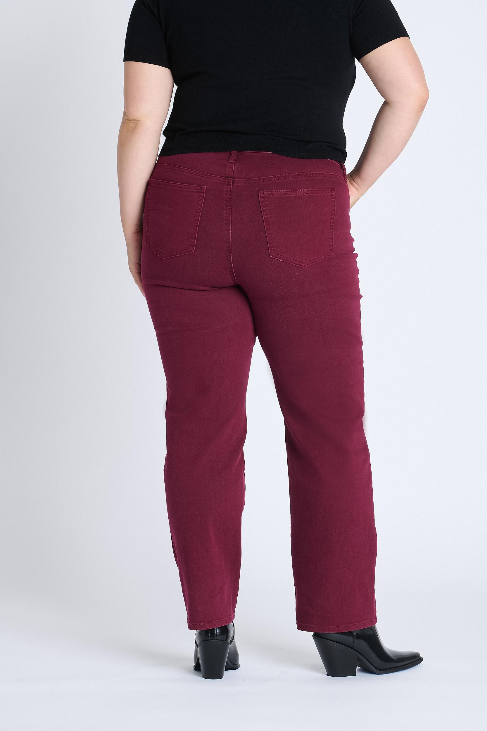 Westport Signature 5 Pocket Colored Denim Straight Leg Jean - Plus Female Product Image