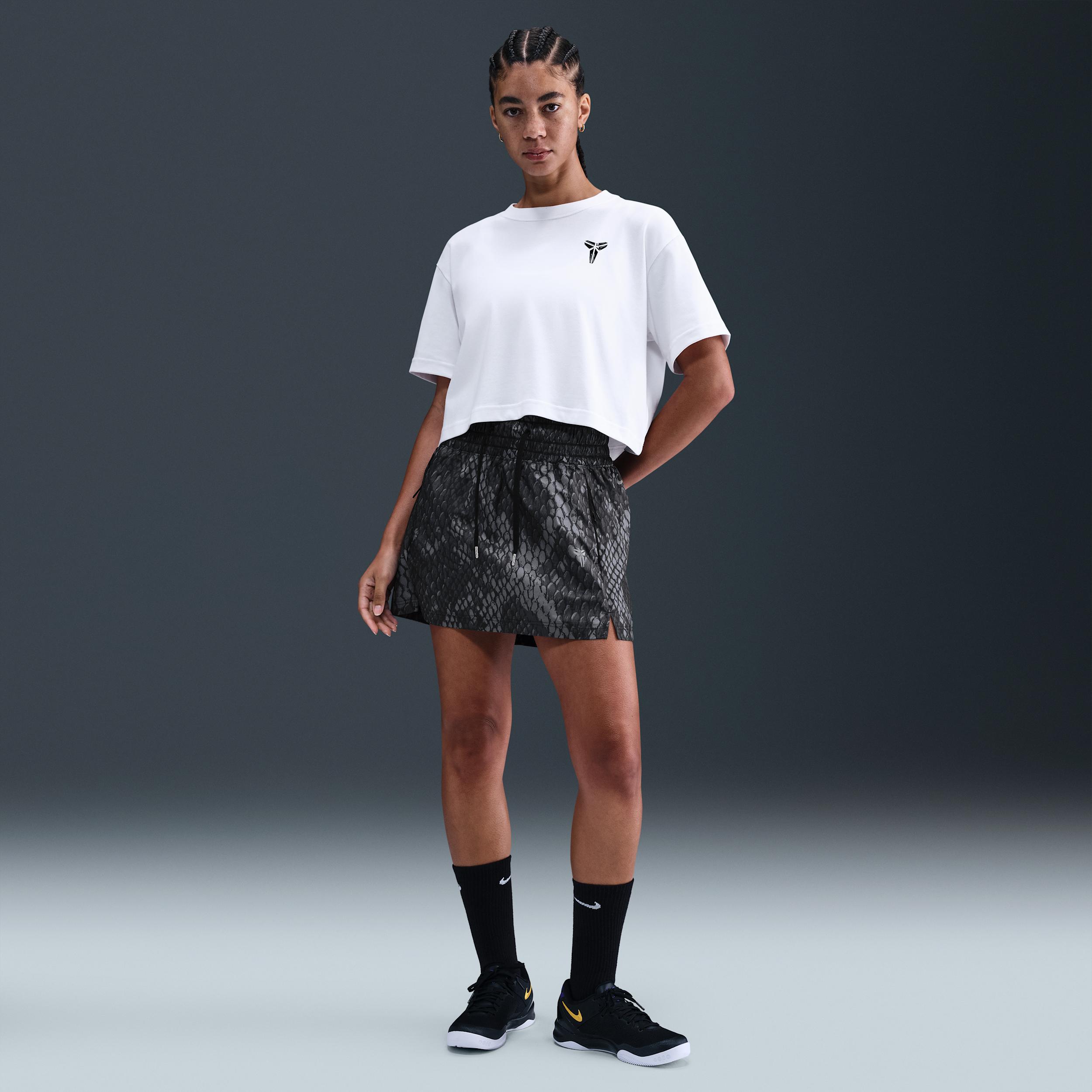 Nike Womens Kobe Dri-FIT Cropped Basketball T-Shirt | IM0367-100 Product Image