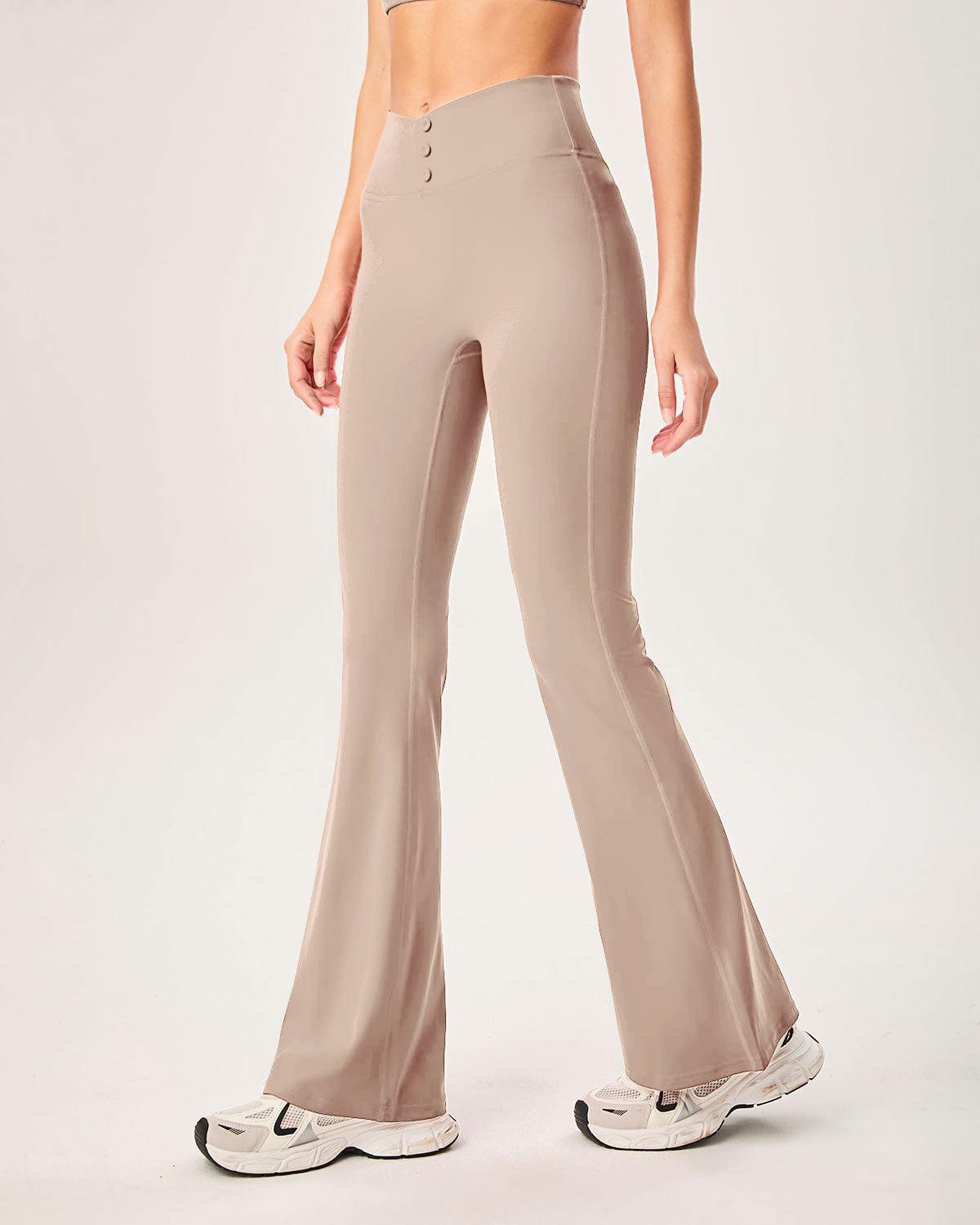 Khaki High Waisted Sleek Leggings Product Image