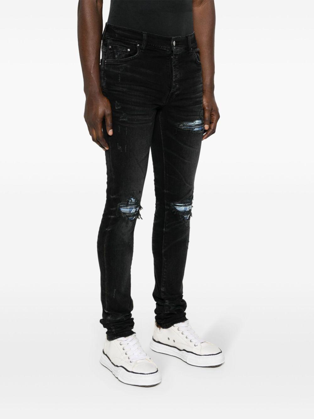 Plaid MX1 mid-rise skinny jeans Product Image