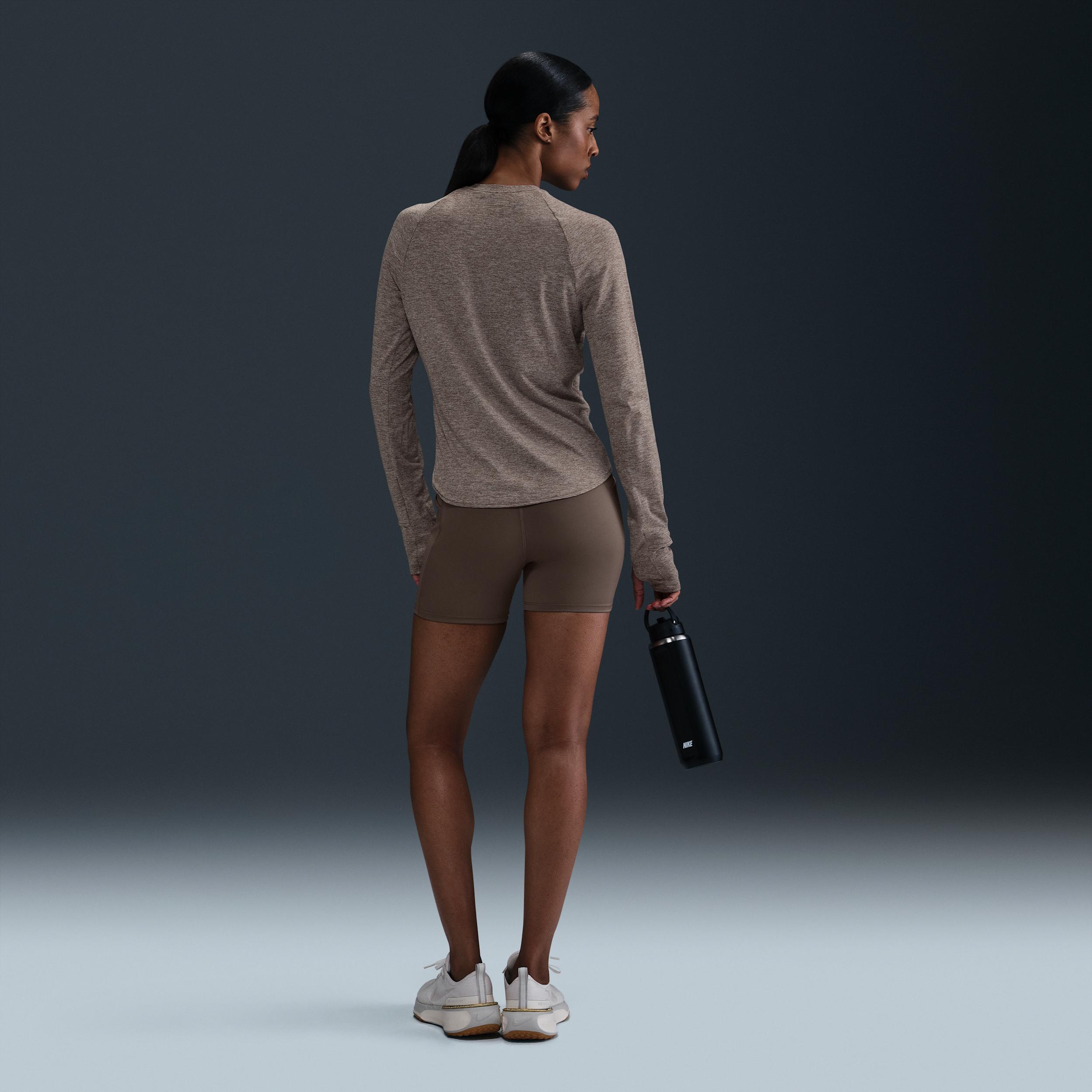 Nike Womens Swift Dri-FIT UV Long-Sleeve Crew-Neck Running Top | HQ0503-010 Product Image