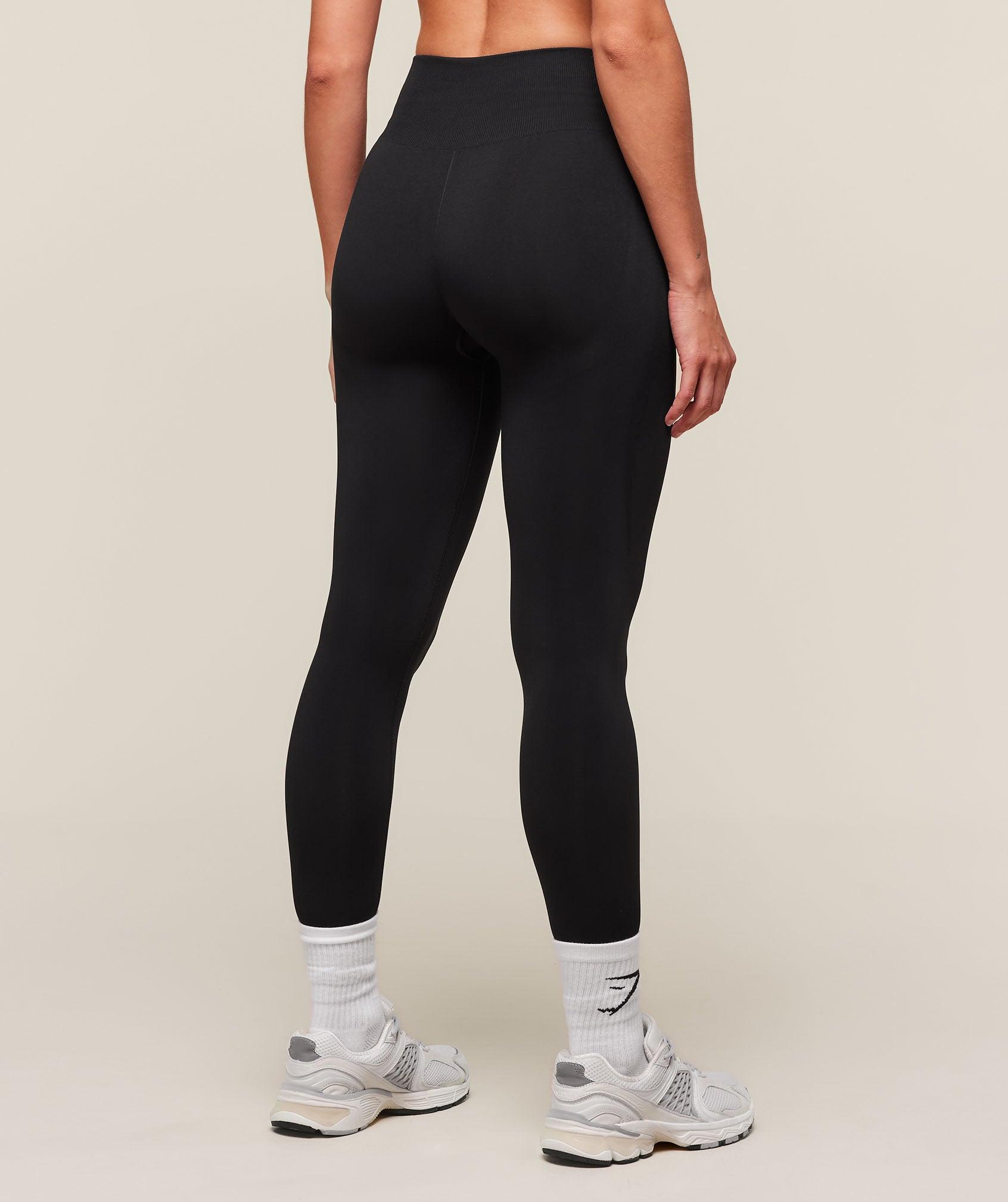 Gymshark Everyday Seamless Graphic Leggings - Black Female Product Image