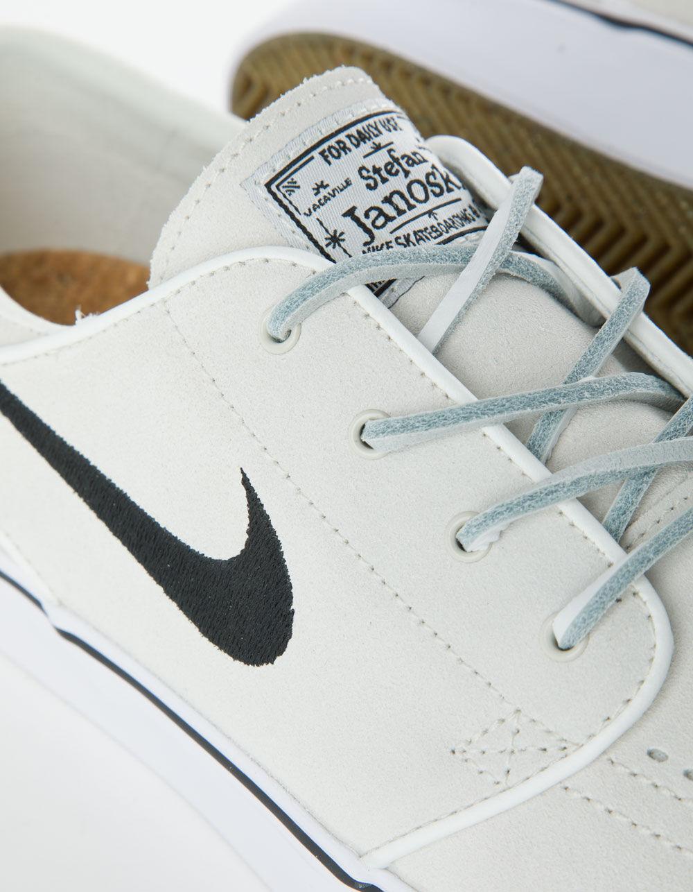 NIKE SB Zoom Janoski OG+ Skate Shoes - WHITE/BLACK Product Image