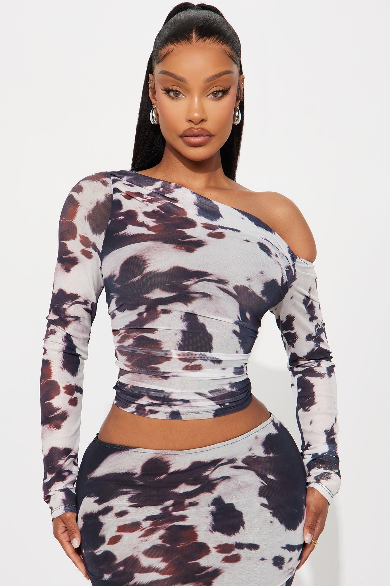 Better Than Before Mesh Skirt Set - Black/combo Female Product Image