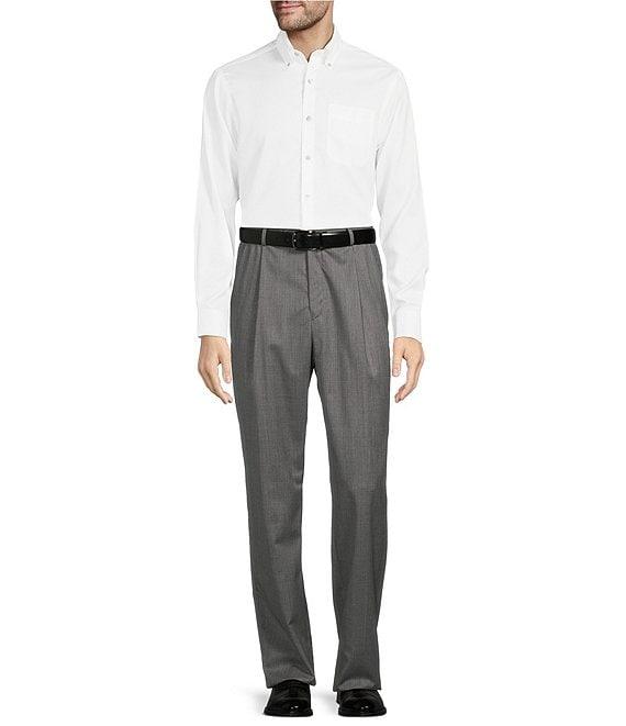 Hart Schaffner Marx Chicago Classic Fit Pleated Solid Dress Pants Product Image