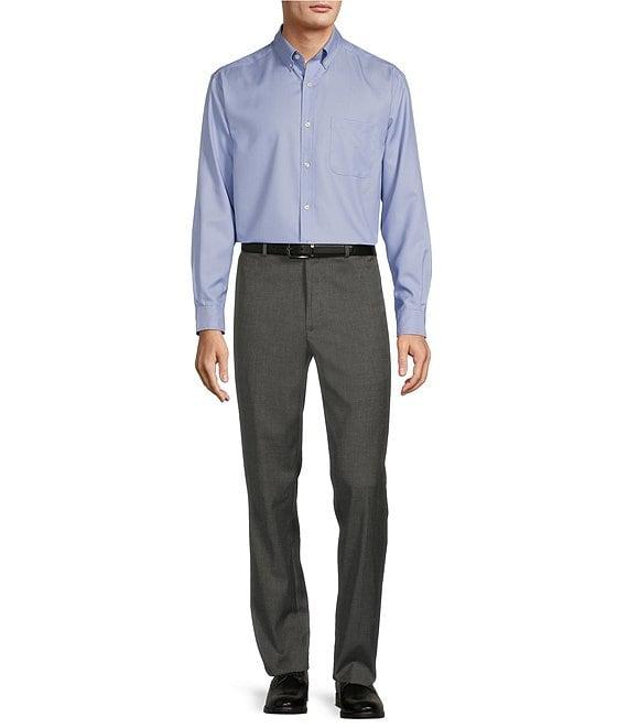 Roundtree & Yorke TravelSmart Straight Fit Houndstooth Dress Slacks Product Image