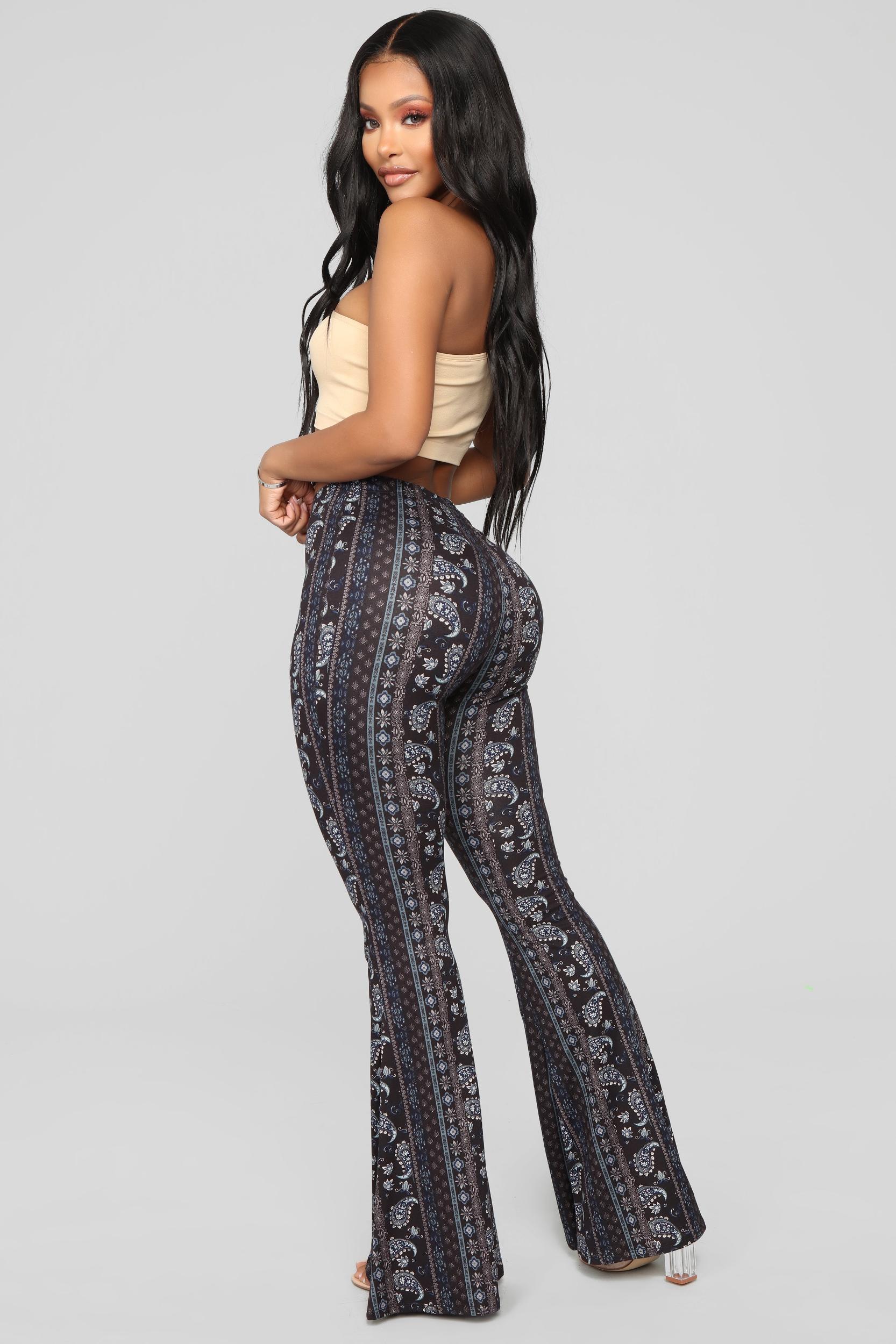 Astrid Flare Pants - Black/combo Product Image