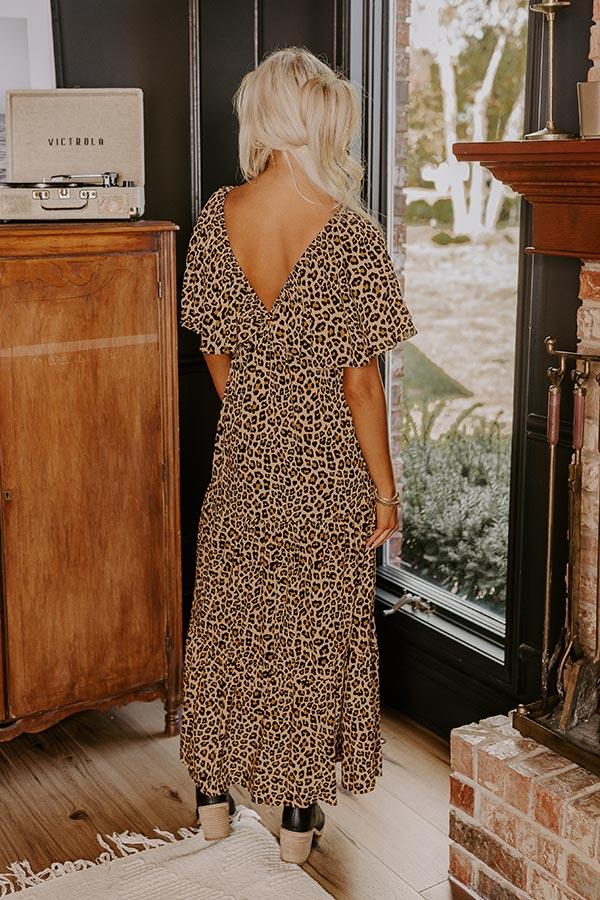 Fiercely In Love Leopard Maxi Dress Product Image
