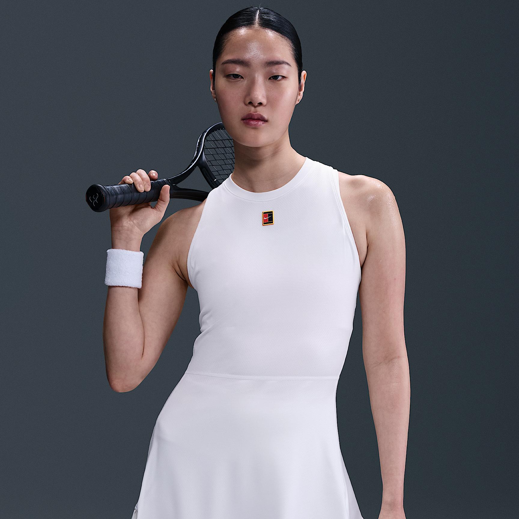 Nike Womens Court Slam Dri-FIT Tennis Dress | FZ6742-110 Product Image