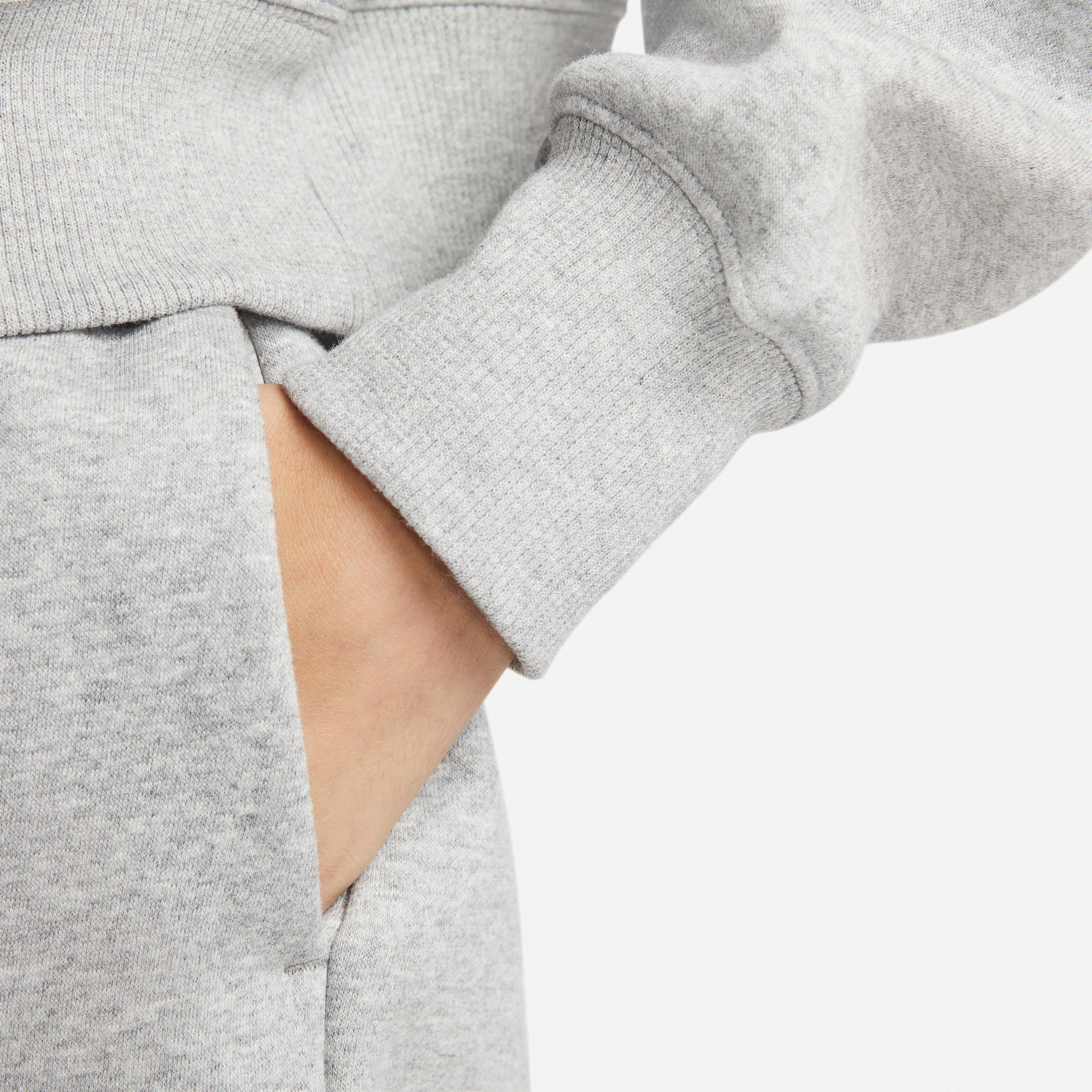 Womens Nike Sportswear Phoenix Fleece 1/4-Zip Cropped Sweatshirt | DQ5767-063 Product Image