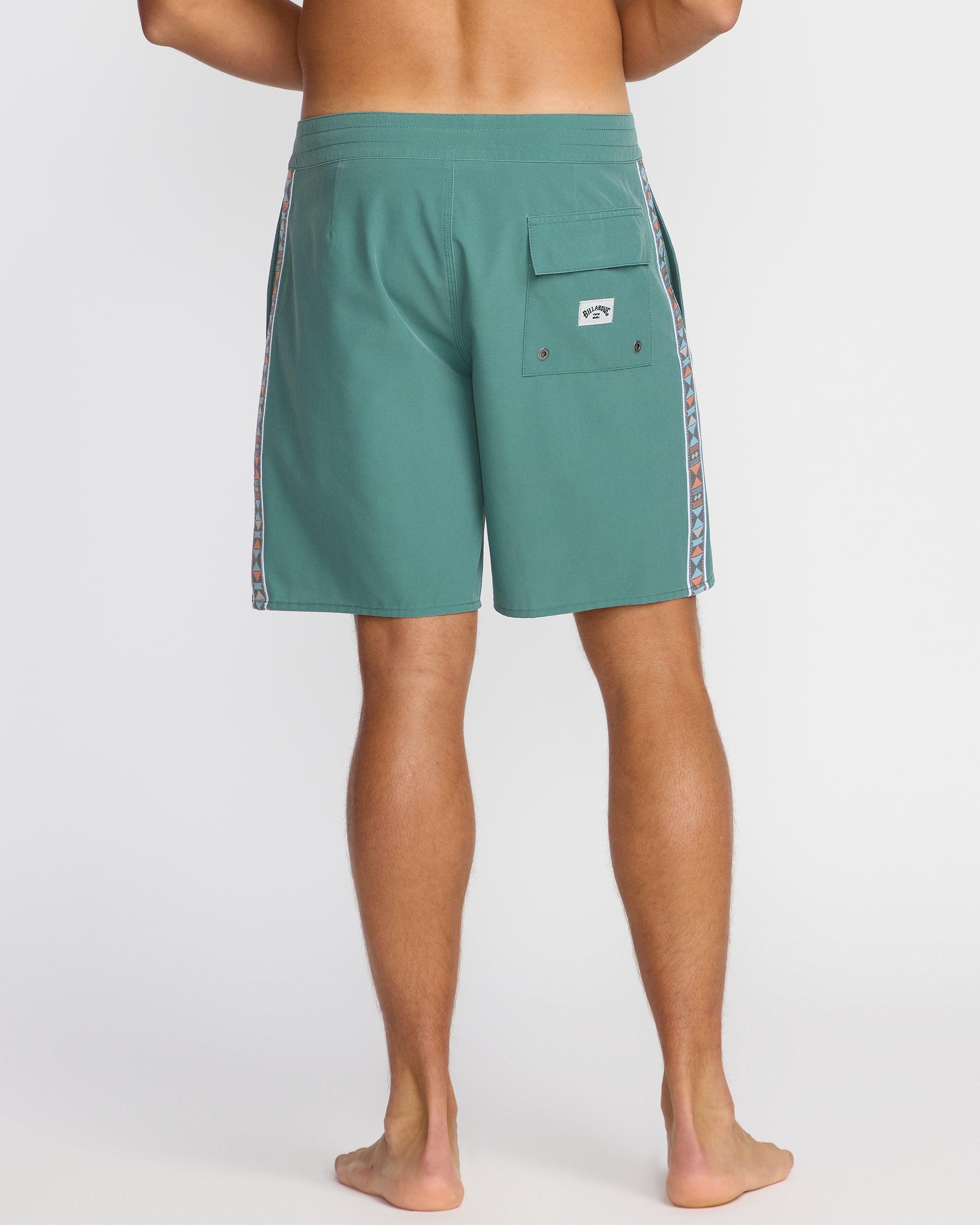 Wategos Lo Tide 19" Boardshorts - Sage Green Male Product Image