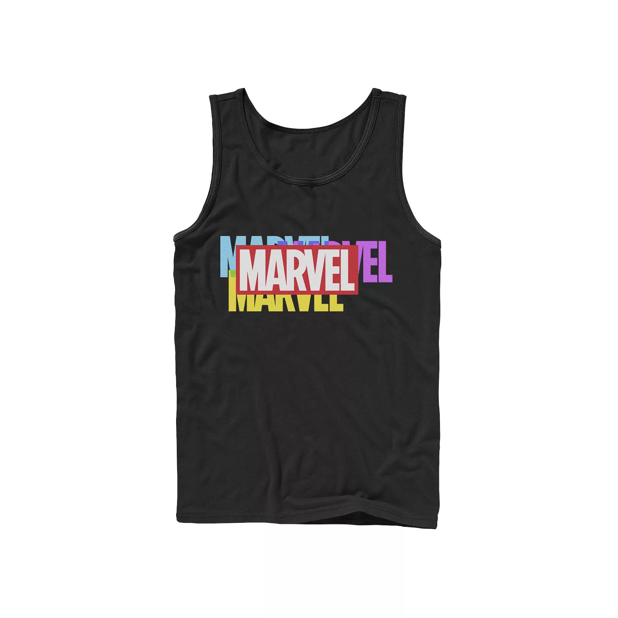 Men's Marvel Multi-Color Logo Tank Top, Boy's,  Product Image