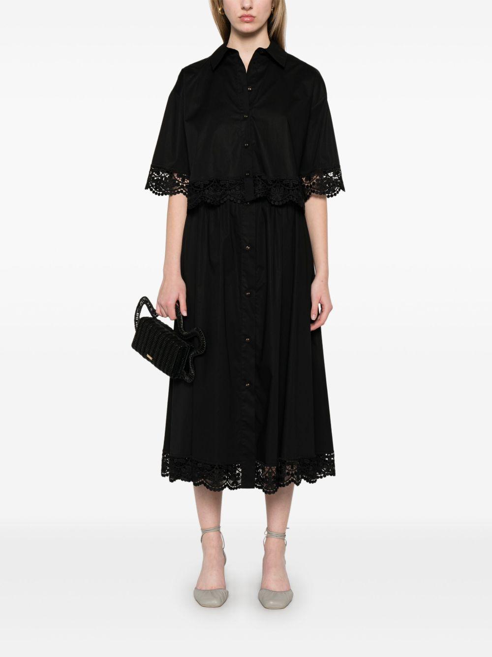 lace-trim shirt Product Image