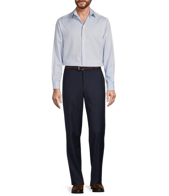 Hart Schaffner Marx State Street Essentials Mini Checked Spread Collar Sportshirt Product Image