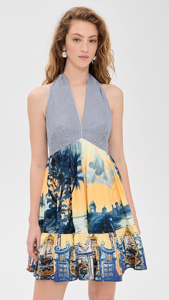 Camilla Ruffle Hem Halter Mini Dress | Shopbop Product Image