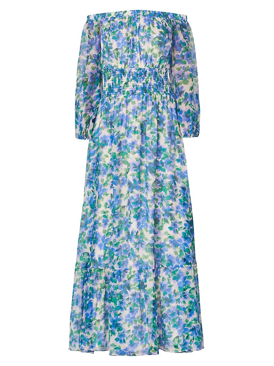 Womens Athena Off-The-Shoulder Maxi Dress Product Image