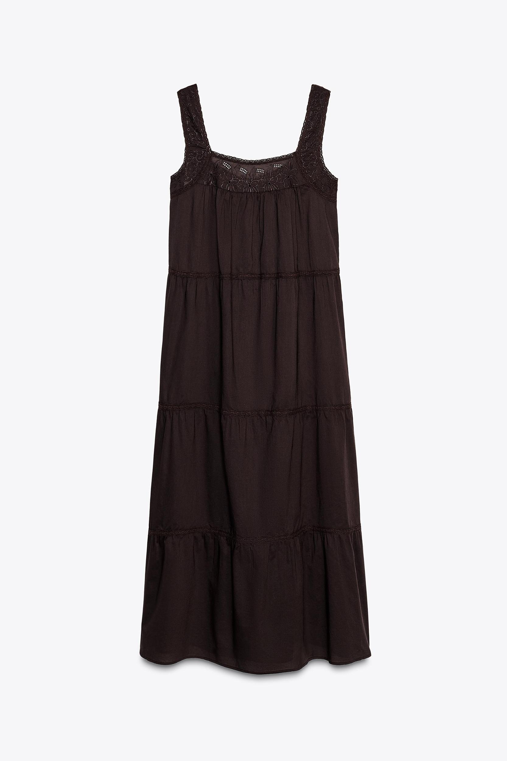 LACE EMBROIDERY DRESS Product Image