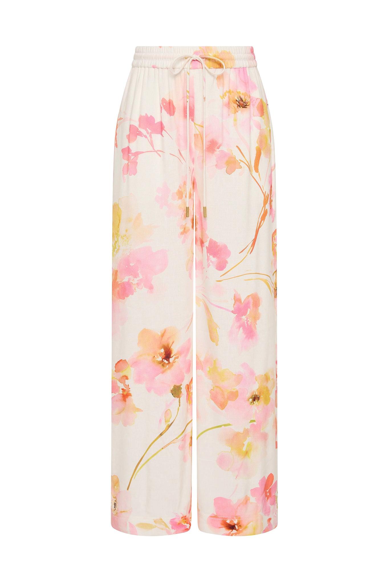 Dreamscape Pintucked Pant-WILDFLOWERS / 8 Product Image