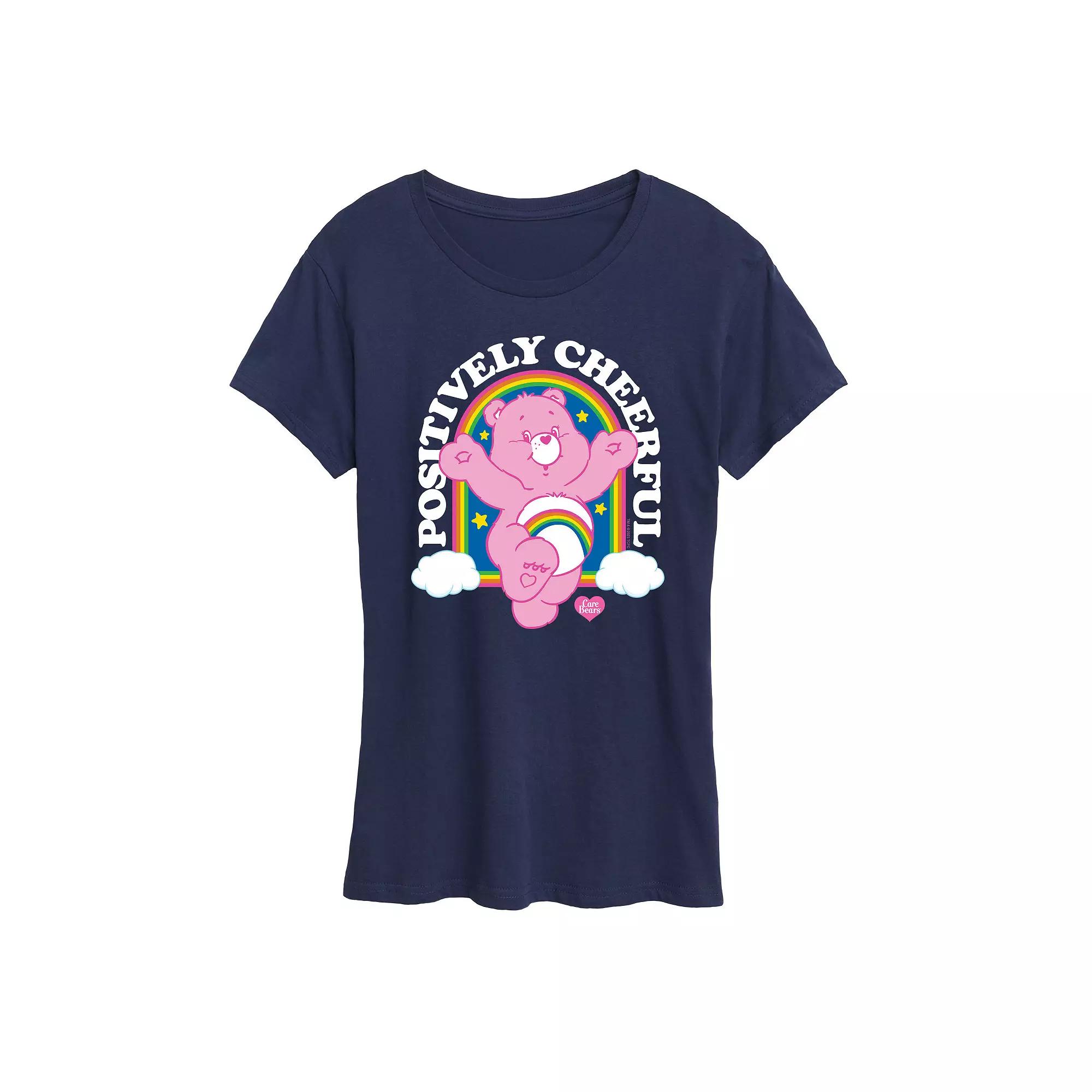 Women's Care Bears Positively Cheerful Graphic Tee, Girl's,  Product Image